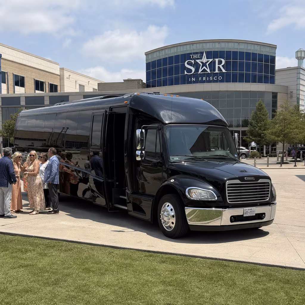 Rent a Bus to The Star in Frisco