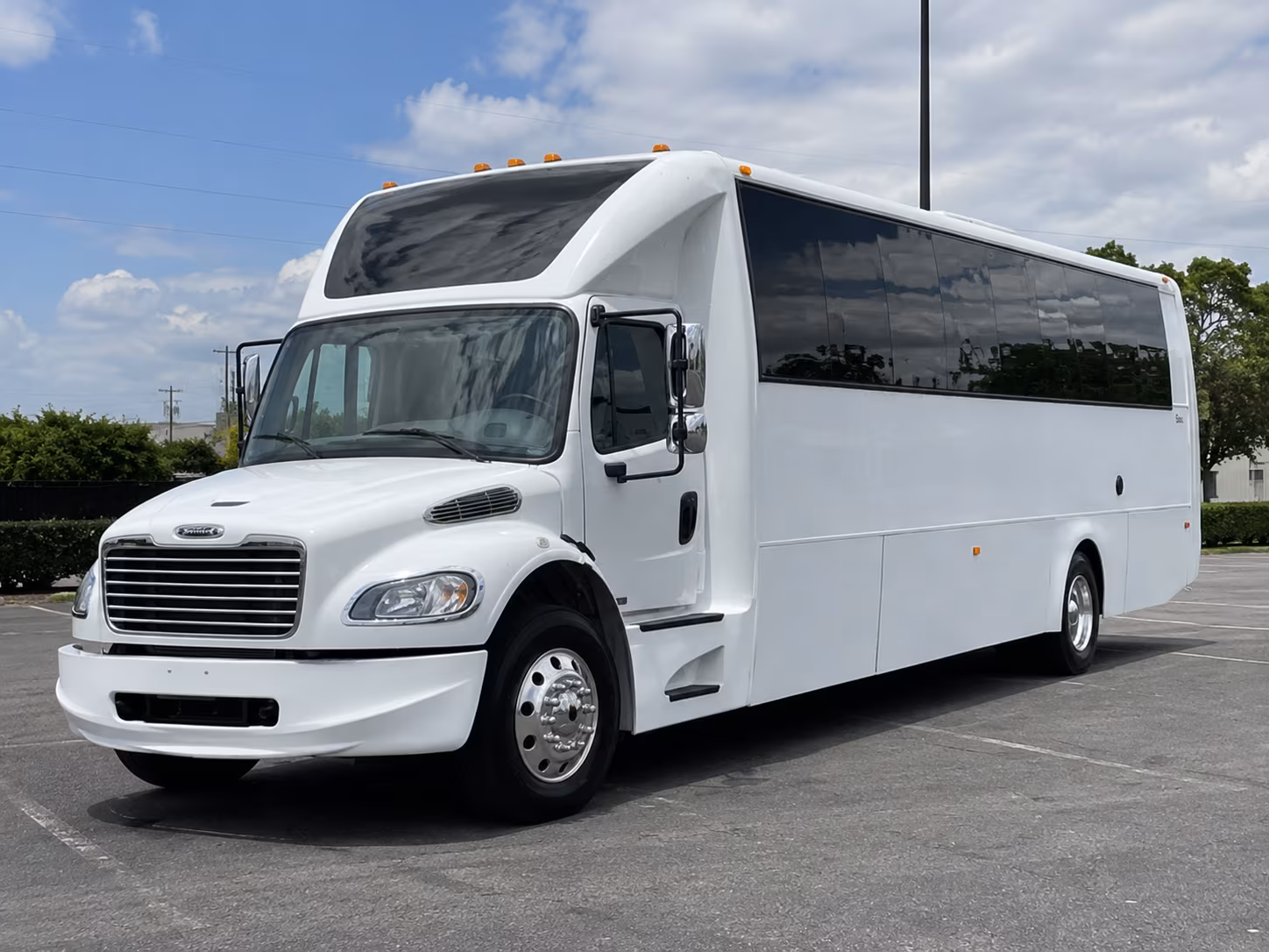 Interior of a party bus rental serving McKinney