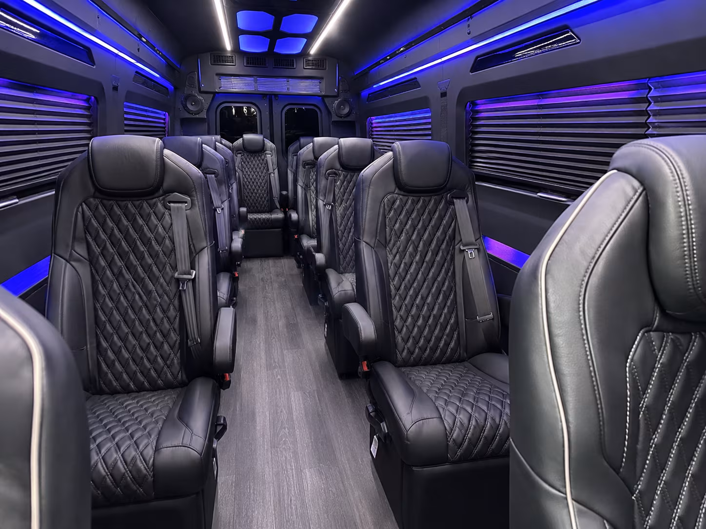 McKinney Airport Shuttle & Transportation party bus exterior
