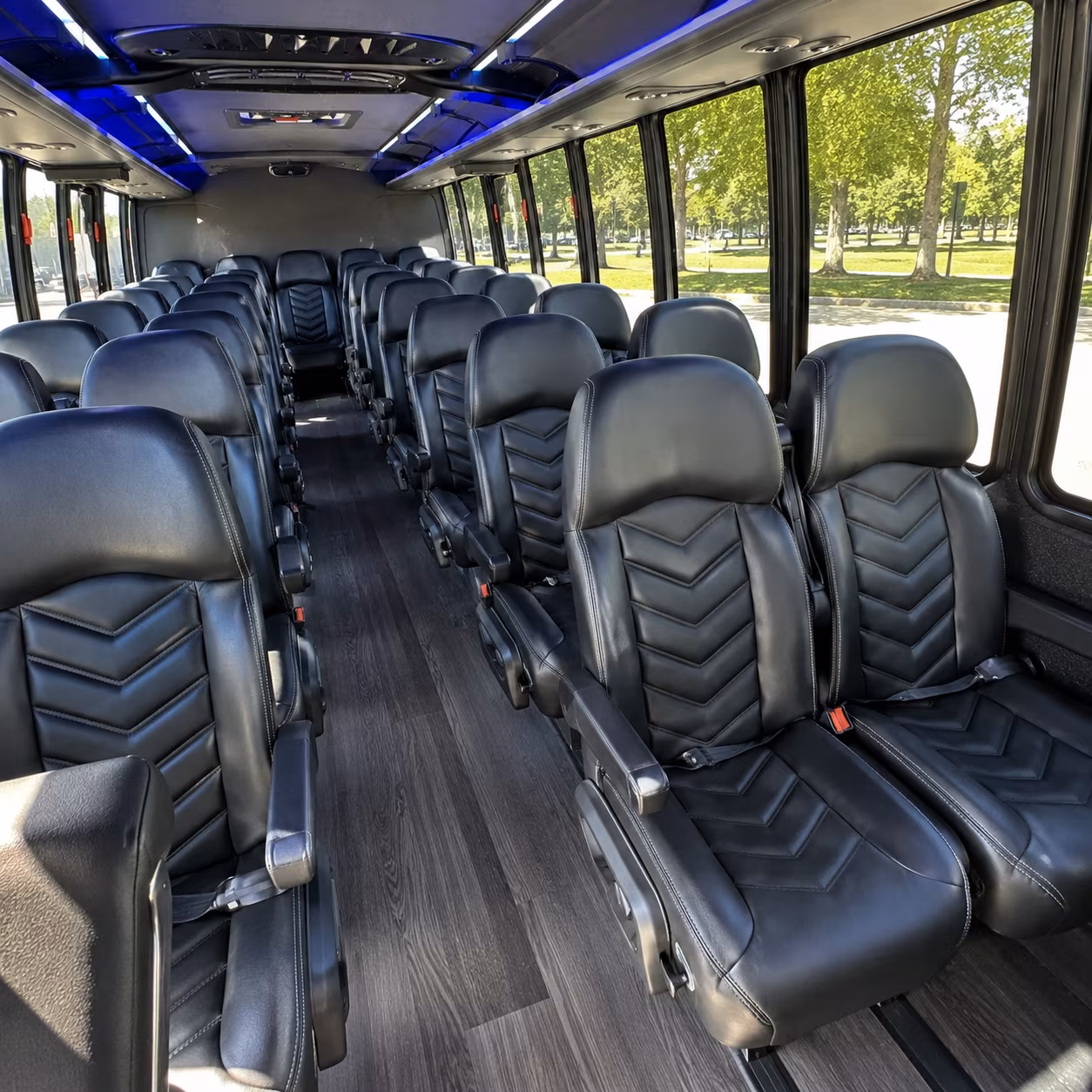 McKinney Airport Shuttle & Transportation onboard seating