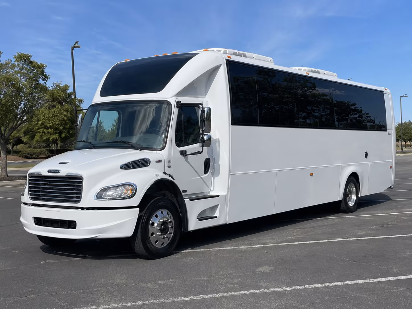 McKinney Bachelor & Bachelorette Transportation party bus exterior