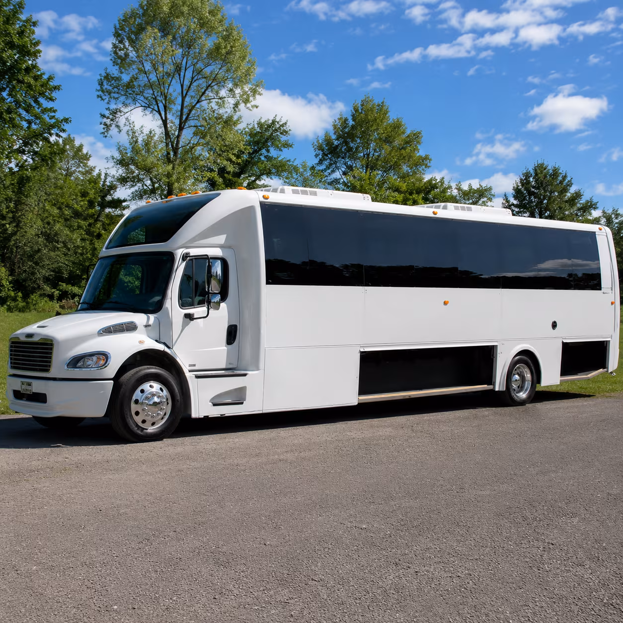 McKinney Concert & Music Festival Transportation party bus exterior