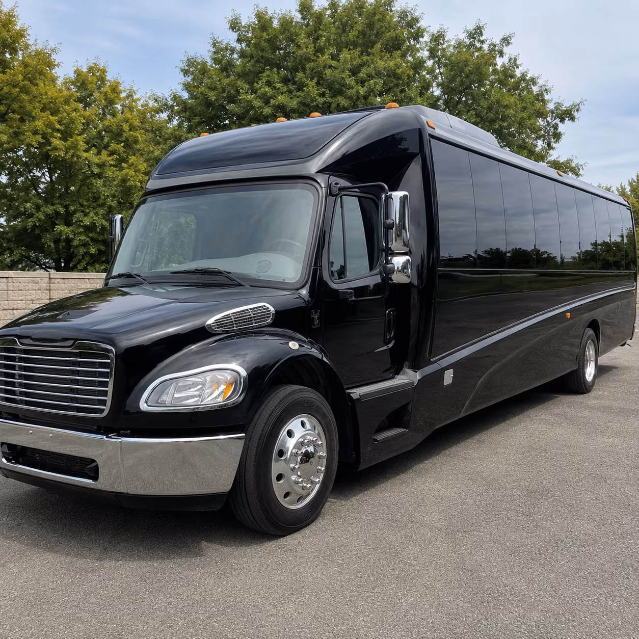 McKinney Corporate Transportation party bus exterior