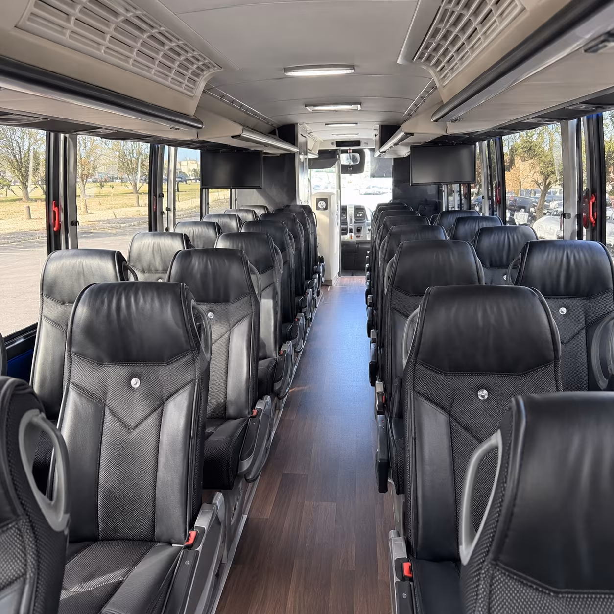 McKinney Corporate Transportation party bus interior