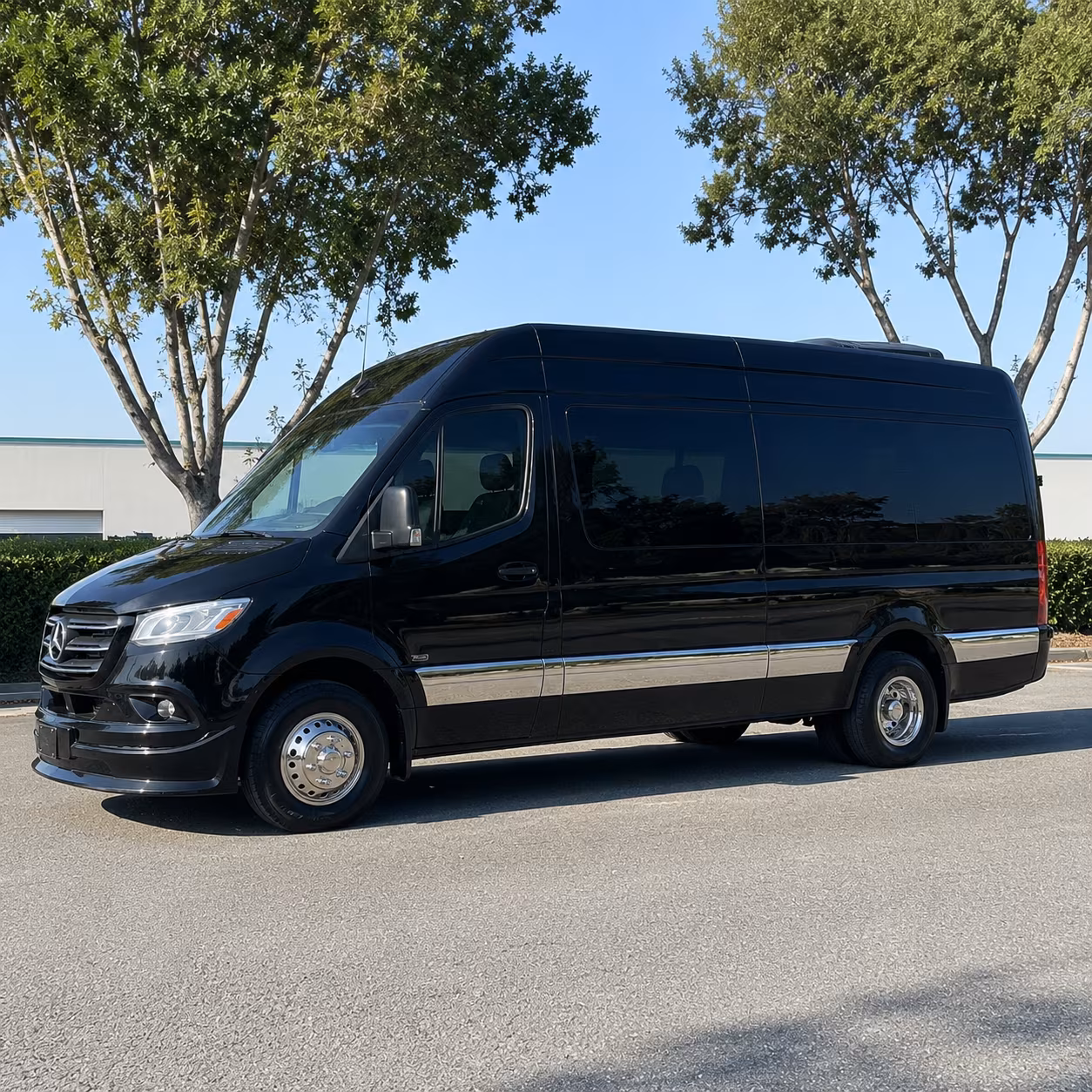 McKinney Corporate Transportation party bus exterior