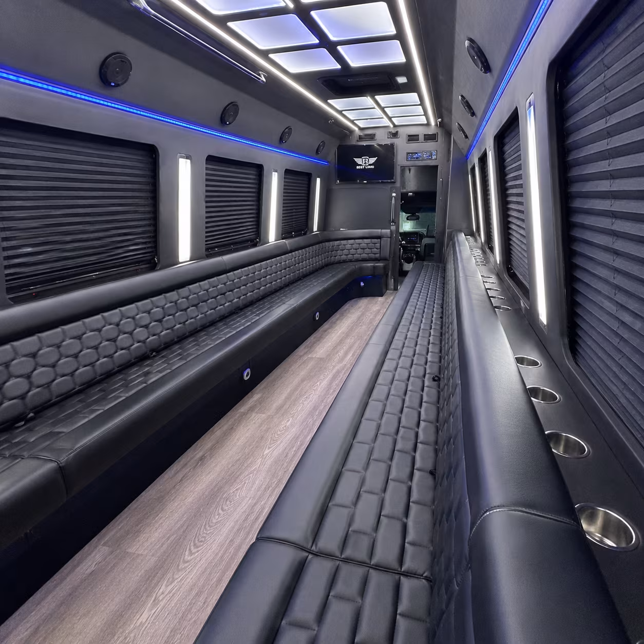 McKinney Prom & Homecoming Transportation party bus exterior