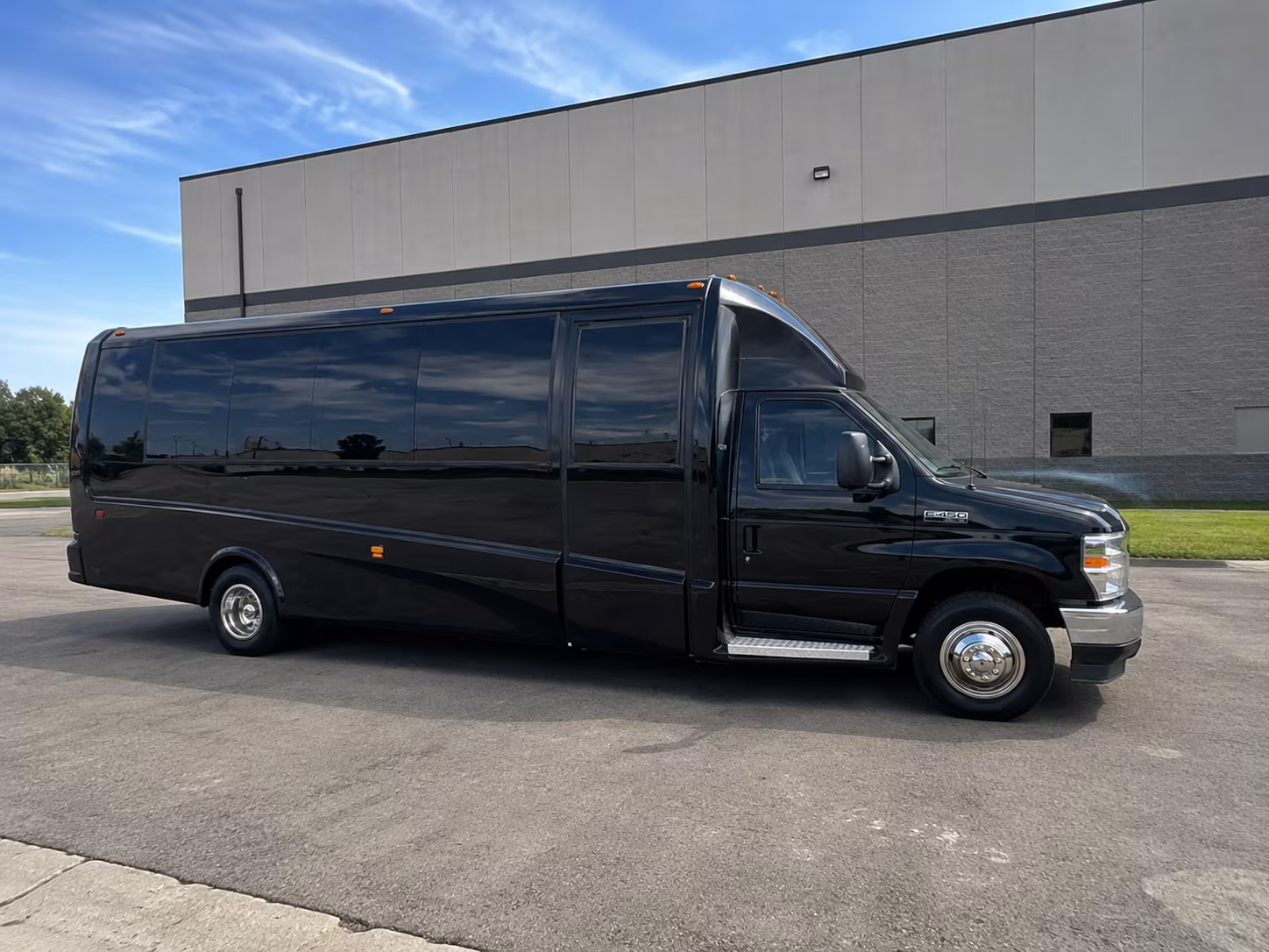 McKinney School Event Transportation party bus exterior