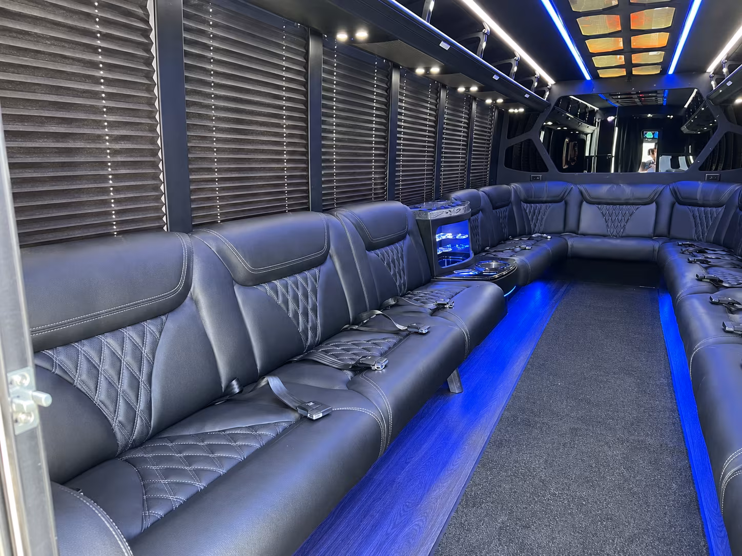 McKinney Sporting Event Transportation onboard seating