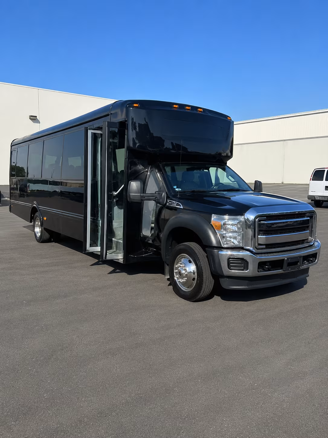 McKinney Wedding Transportation party bus exterior