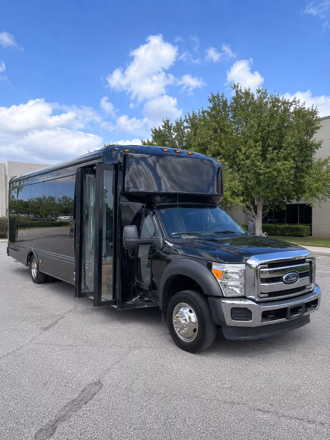 McKinney Wedding Transportation party bus interior