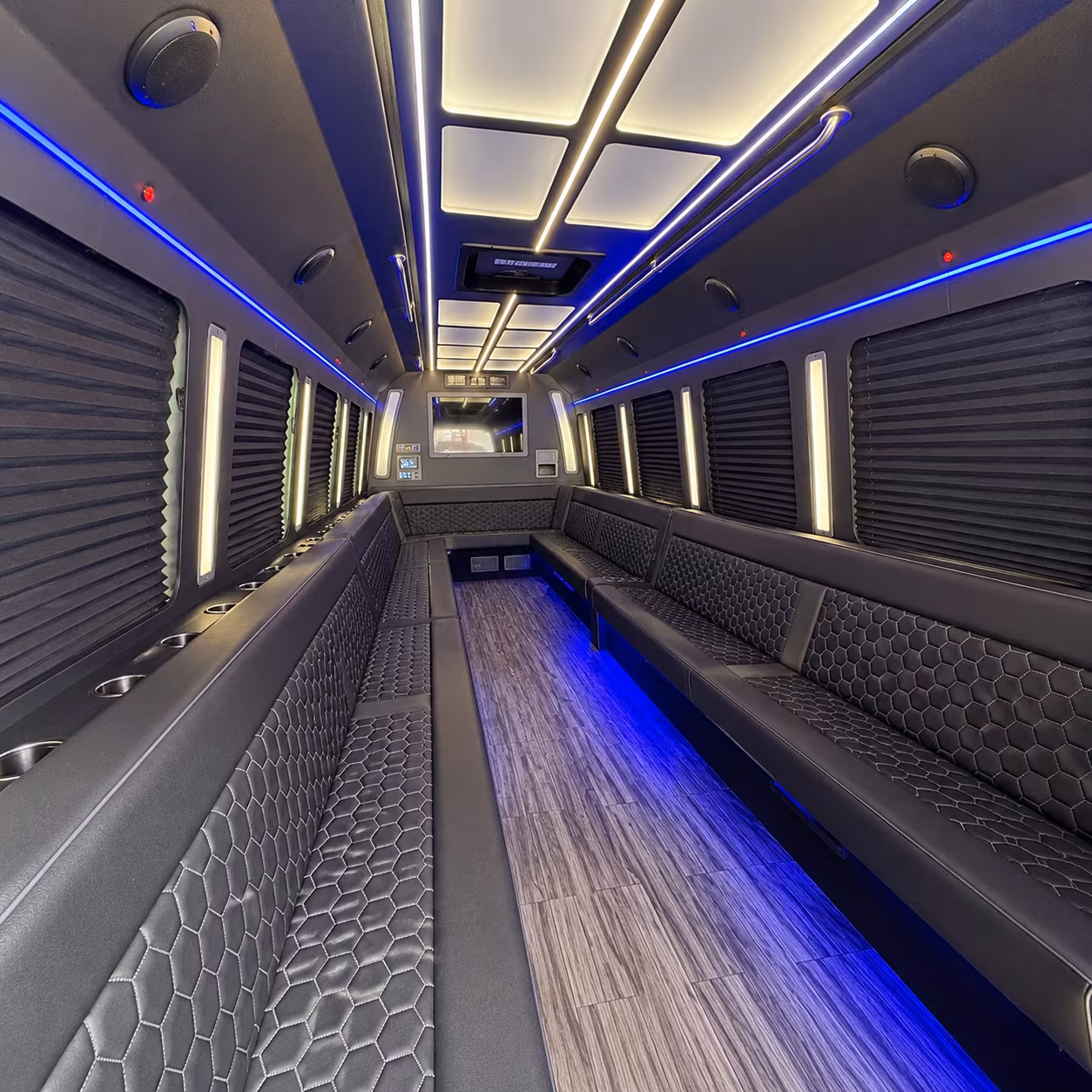 McKinney Winery Tour & Pub Crawl Transportation party bus interior