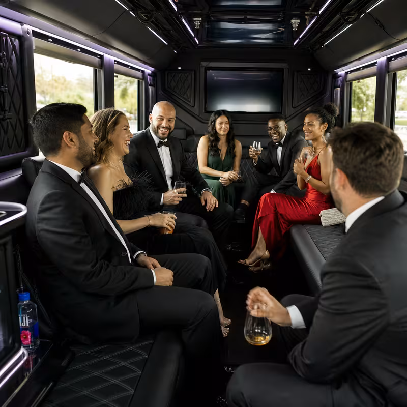 McKinney Prom & Homecoming Transportation fleet vehicle