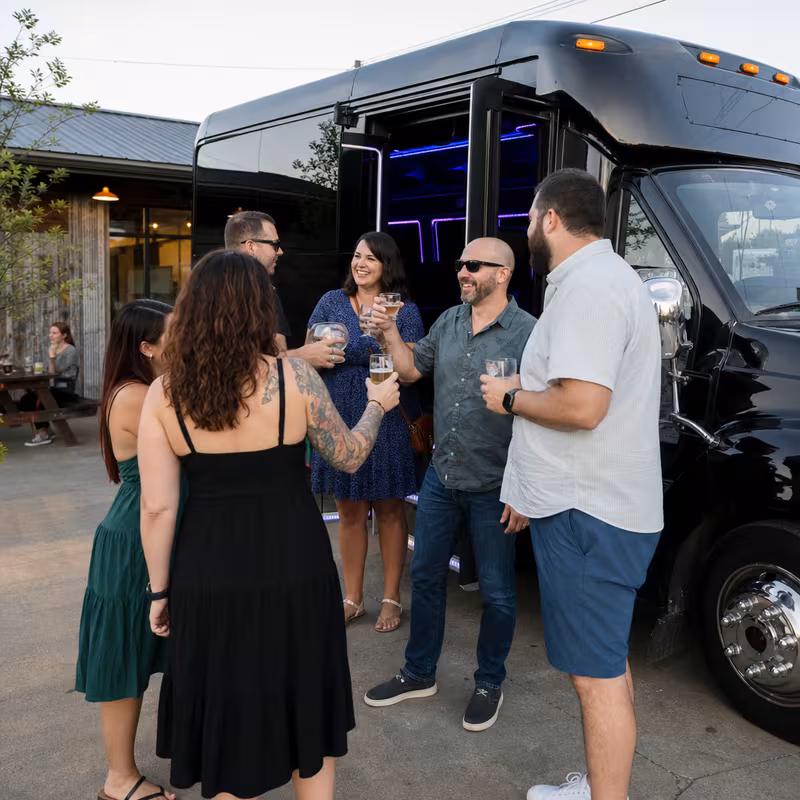 McKinney Winery & Brewery Tour Transportation fleet vehicle