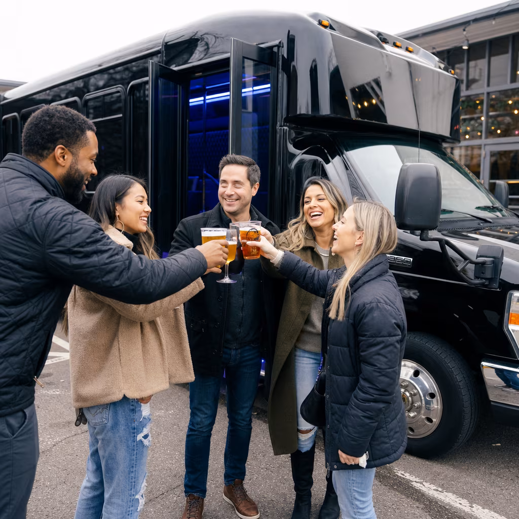 McKinney Winery Tour & Pub Crawl Transportation